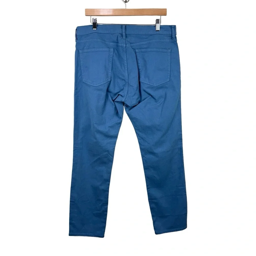 NWOT J. Crew Men's 484 Slim-Fit Garment Dyed Five Pocket Pants Light Blue 34x30